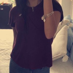 Maroon Abercrombie T-Shirt (used)